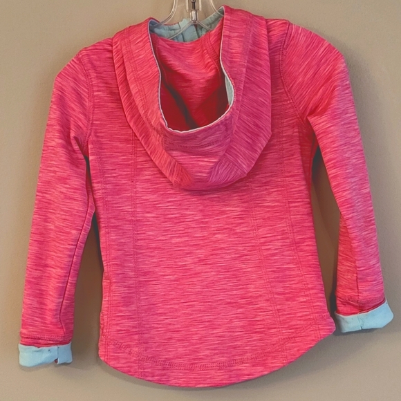 Jill pink zip up fitted hoodie - Picture 2 of 6